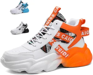 '   Chunky Sneakers Casual Trainers Fashion Workout Gym Tennis Shoes Trendy Youth Student Thick Sole for Men