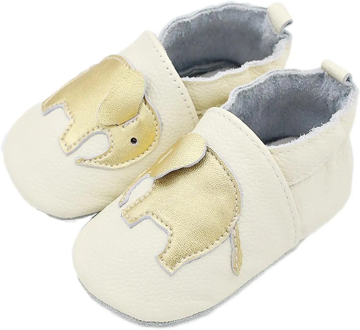 Baby Leather Shoes Soft Sole First Walking occasins Infants Toddler Boys Girls Slippers Slip-on Shoes Fall Baby Boy Clothes