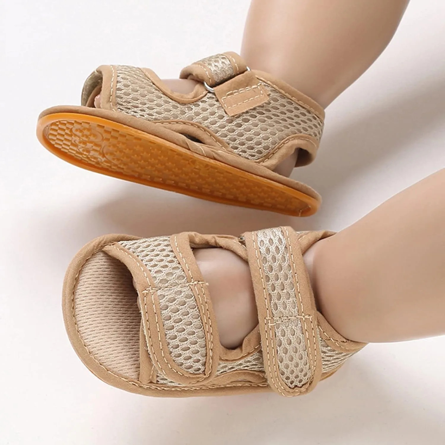 Baby Shoes Fashion Soft Soled Toddler Shoes Breathable Hollow Baby Sandals White Sandals