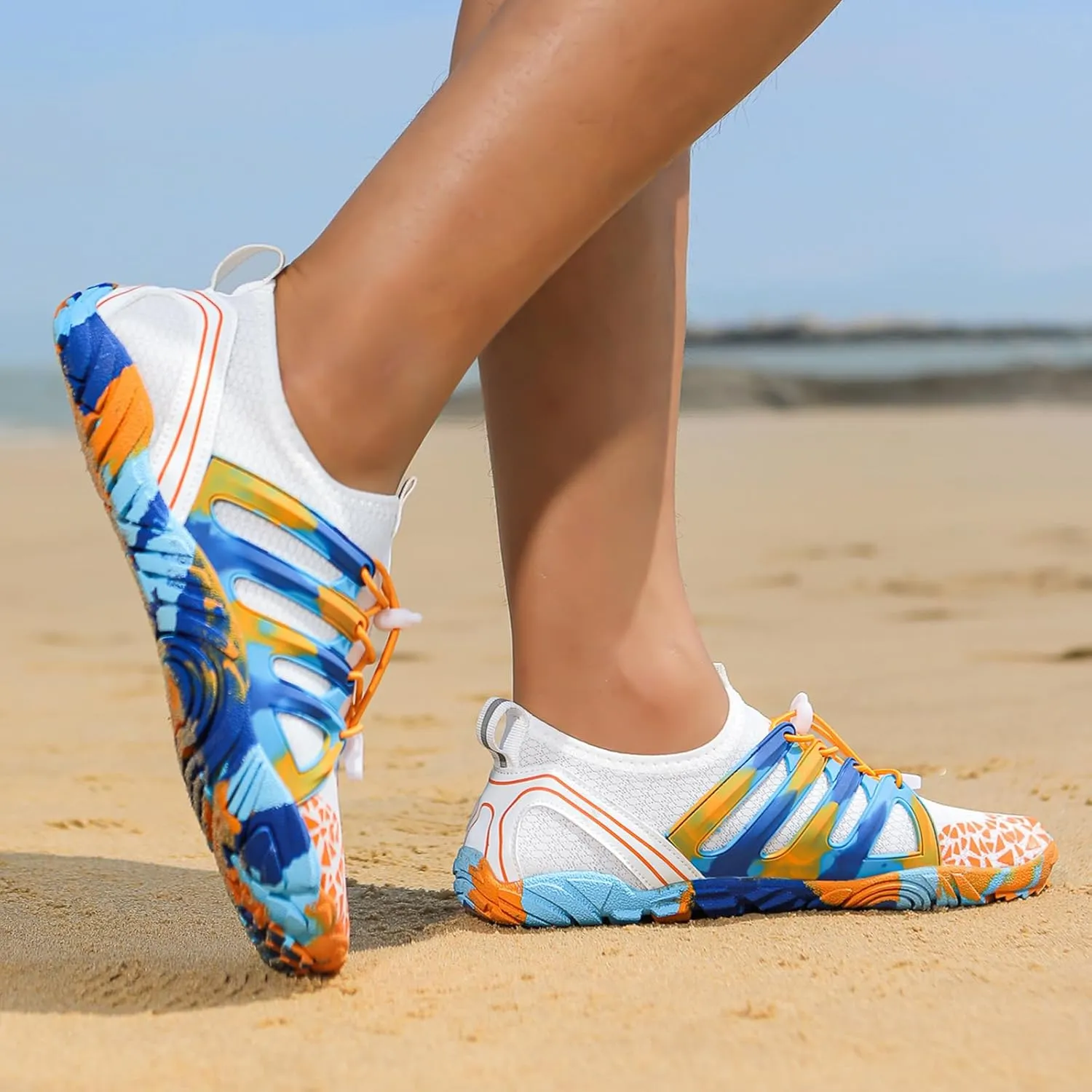 Barefoot Shoes for Women Hiking Footwear Healthy & Non-Slip Barefoot Shoe Wide Toe Box, Zero Drop, Water Resistant, Lightweight Breathable Grounded Footwear for Walking Running Hiking Workout Sneakers