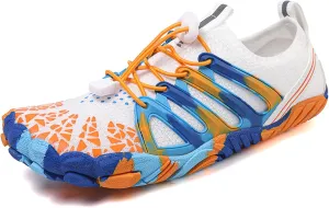 Barefoot Shoes for Women Hiking Footwear Healthy & Non-Slip Barefoot Shoe Wide Toe Box, Zero Drop, Water Resistant, Lightweight Breathable Grounded Footwear for Walking Running Hiking Workout Sneakers