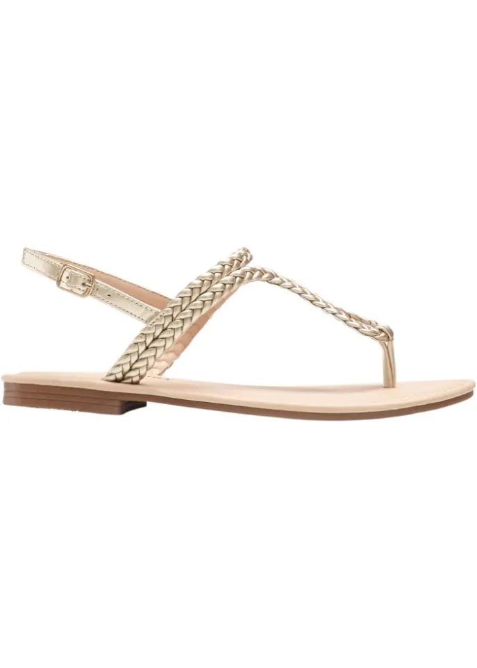 Bodyflirt toe sandals, yellow