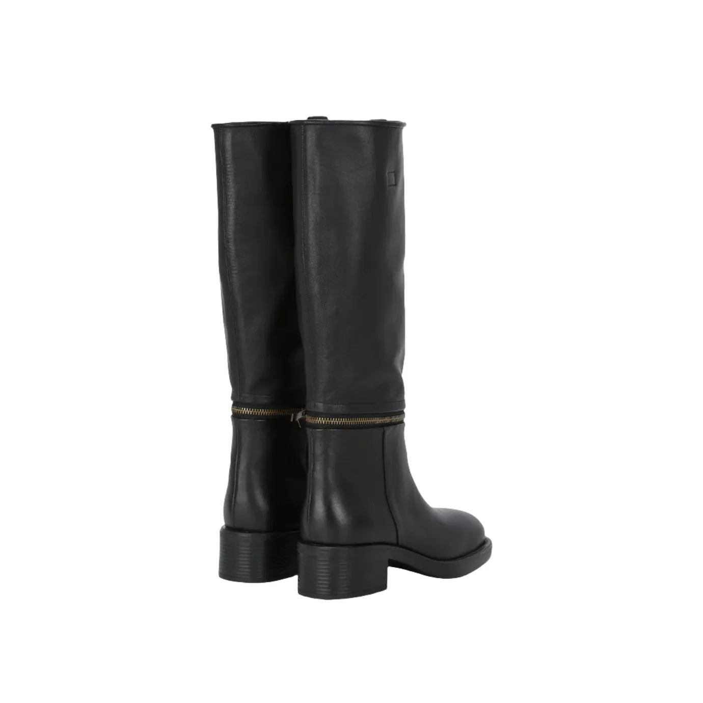 Botte Convertible Zippé - Noir