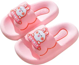 Boys Girls Home Slides Girls Summer Indoor Comfortable And Breathable Cartoon Pattern Slippers