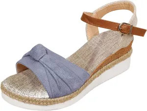 Cathalem Summer Sandals for Women 2024 Platform Open Toe Ankle Strap Sandals Zipper Beach Sandals Dress Shoes