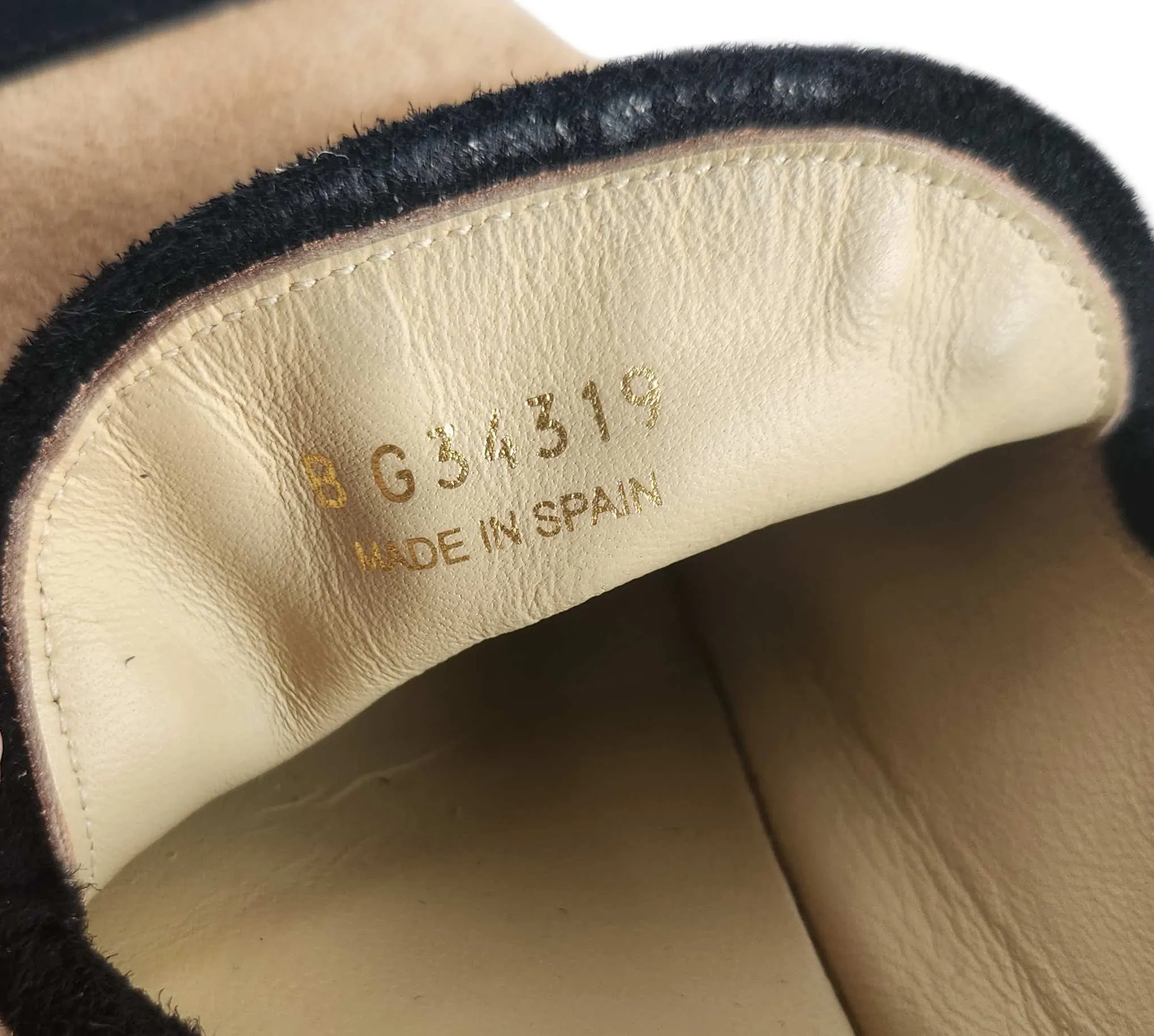 CHANEL SUEDE BLACK/BEIGE CAPTOE CC ESPADRILLES (39C)