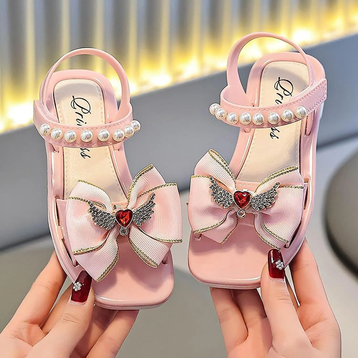 Children Shoes Fashion Flower Thick Soled Sandals Soft Sole Comfortable Sandals Girls Dress Girls Dress