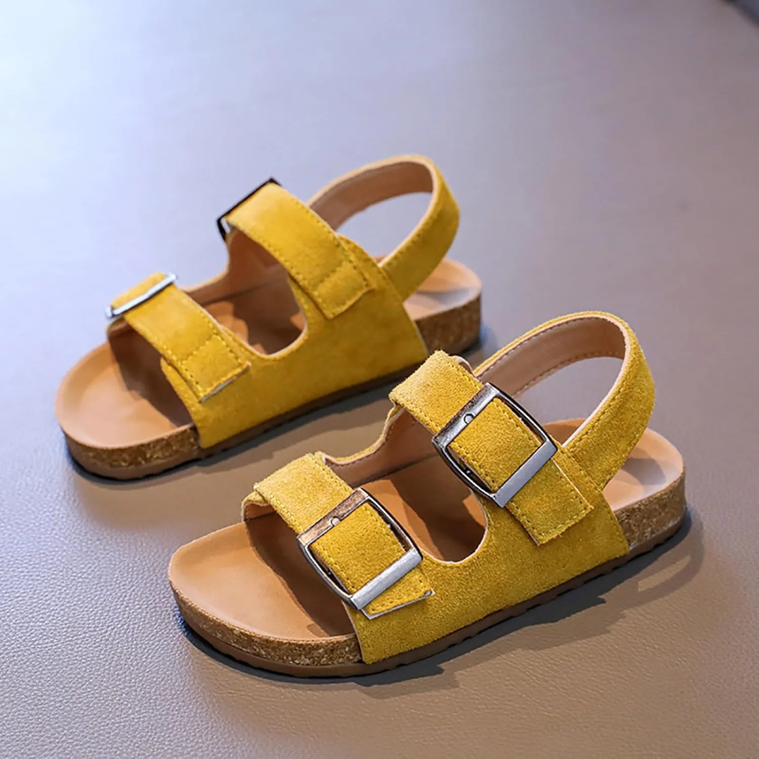 Children Shoes Fashion Flower Thick Soled Sandals Soft Sole Comfortable Sandals Toddler Girls White Sandles