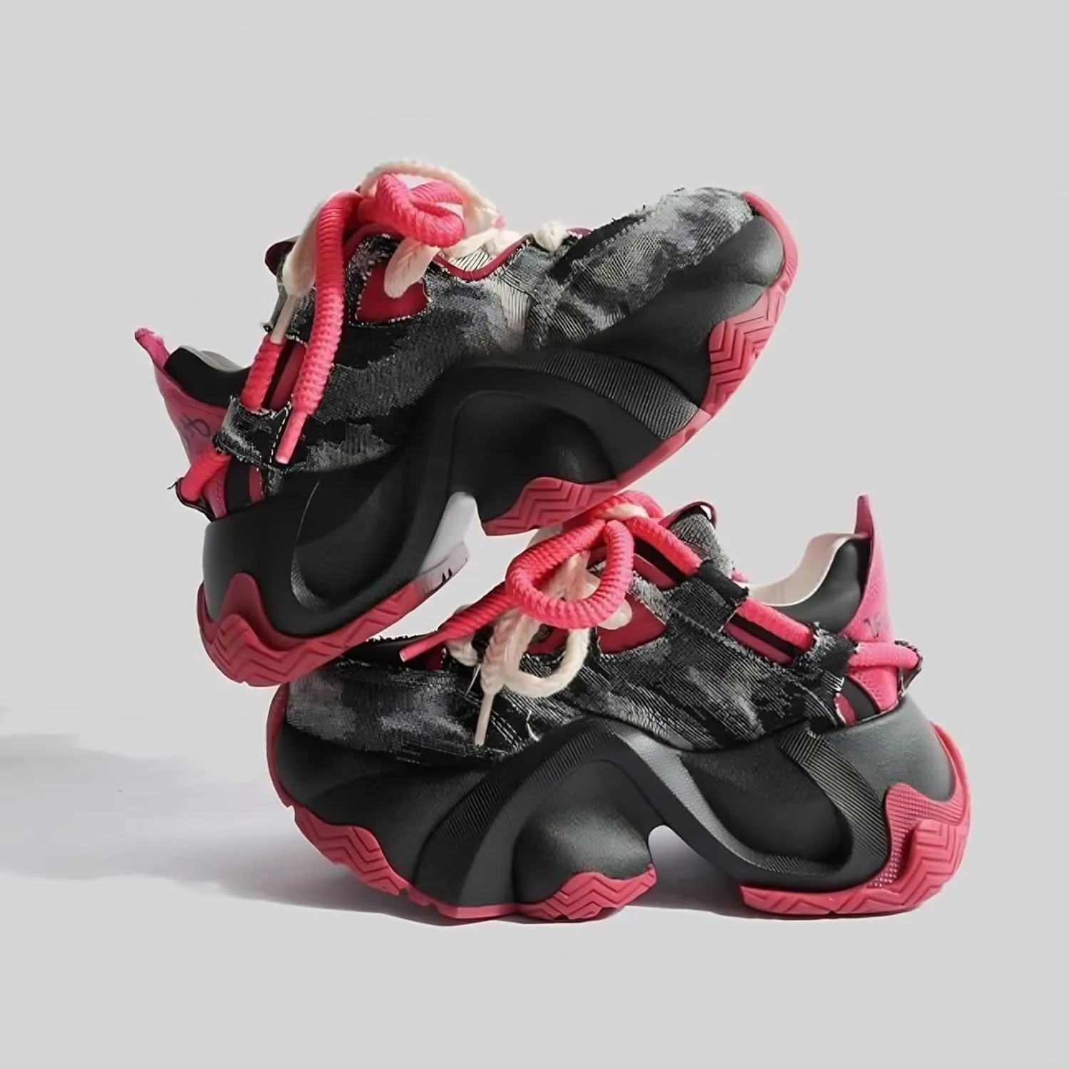 Chunky Sneaker Womens Y2K Platform Sneakers Height Increase Thick Sole Aesthetic Walking Shoes Dad Shoes