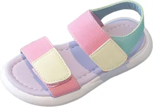 Classic Open Toe Flat Sandals Girls Comfortable Sandals Summer New Soft Soled Beach Open Toed Shoes