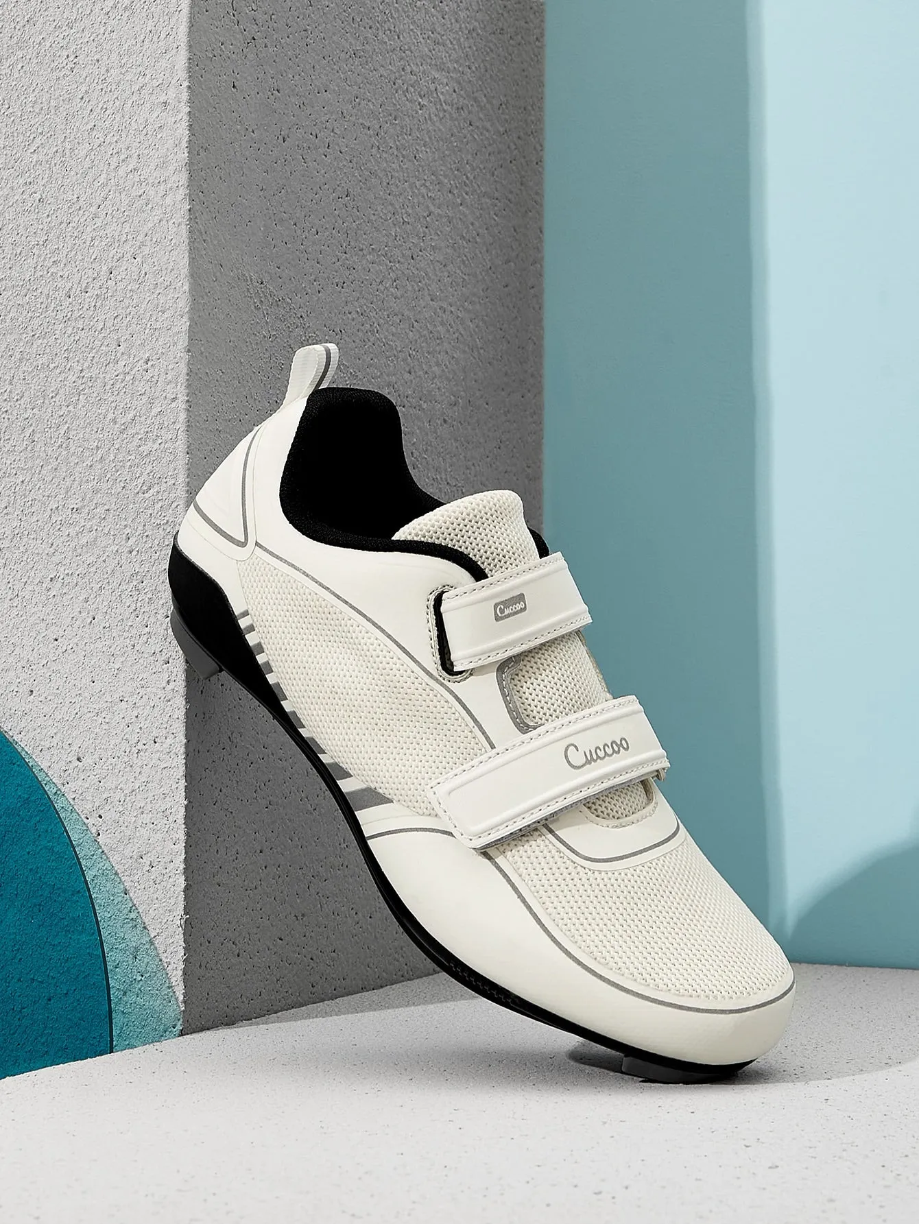Contrast Binding Hook-and-loop Fastener Strap Sneakers