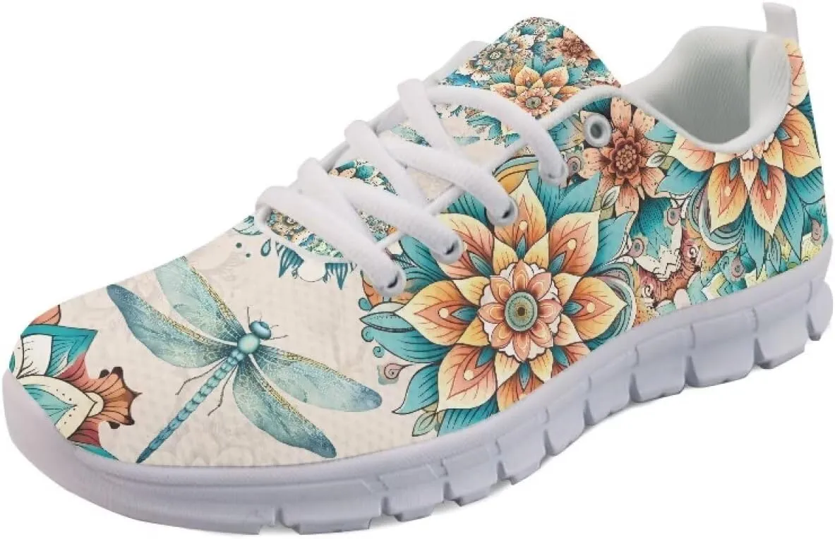 Doojoayie Trendy Womens Athletic Shoes Wide Width Running Shoes for Young Adult