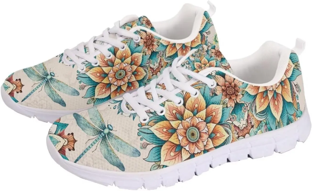 Doojoayie Trendy Womens Athletic Shoes Wide Width Running Shoes for Young Adult