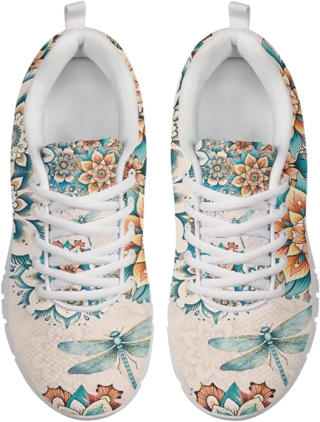 Doojoayie Trendy Womens Athletic Shoes Wide Width Running Shoes for Young Adult