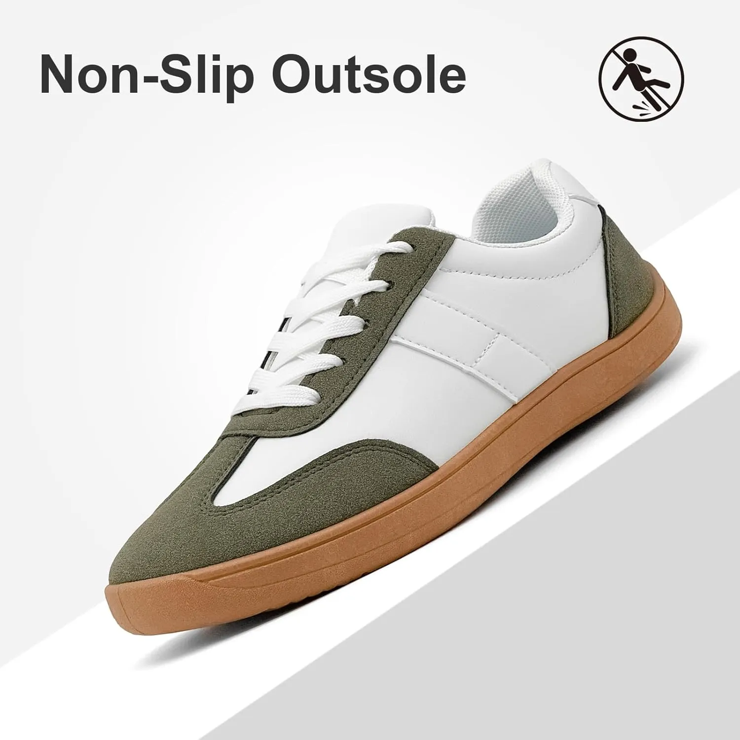 Fashion Sneakers for Women Men, Classic Casual Retro Trainer Shoes Low-Top Comfortable Breathable Walking Flat Tennis Shoes