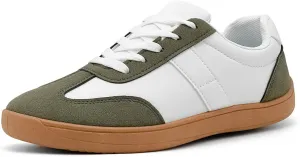 Fashion Sneakers for Women Men, Classic Casual Retro Trainer Shoes Low-Top Comfortable Breathable Walking Flat Tennis Shoes