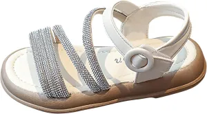 Flower Girl Sandals Girl Summer Comfortable Open Toe Dress Shoes Toddler Little Kid Wedding