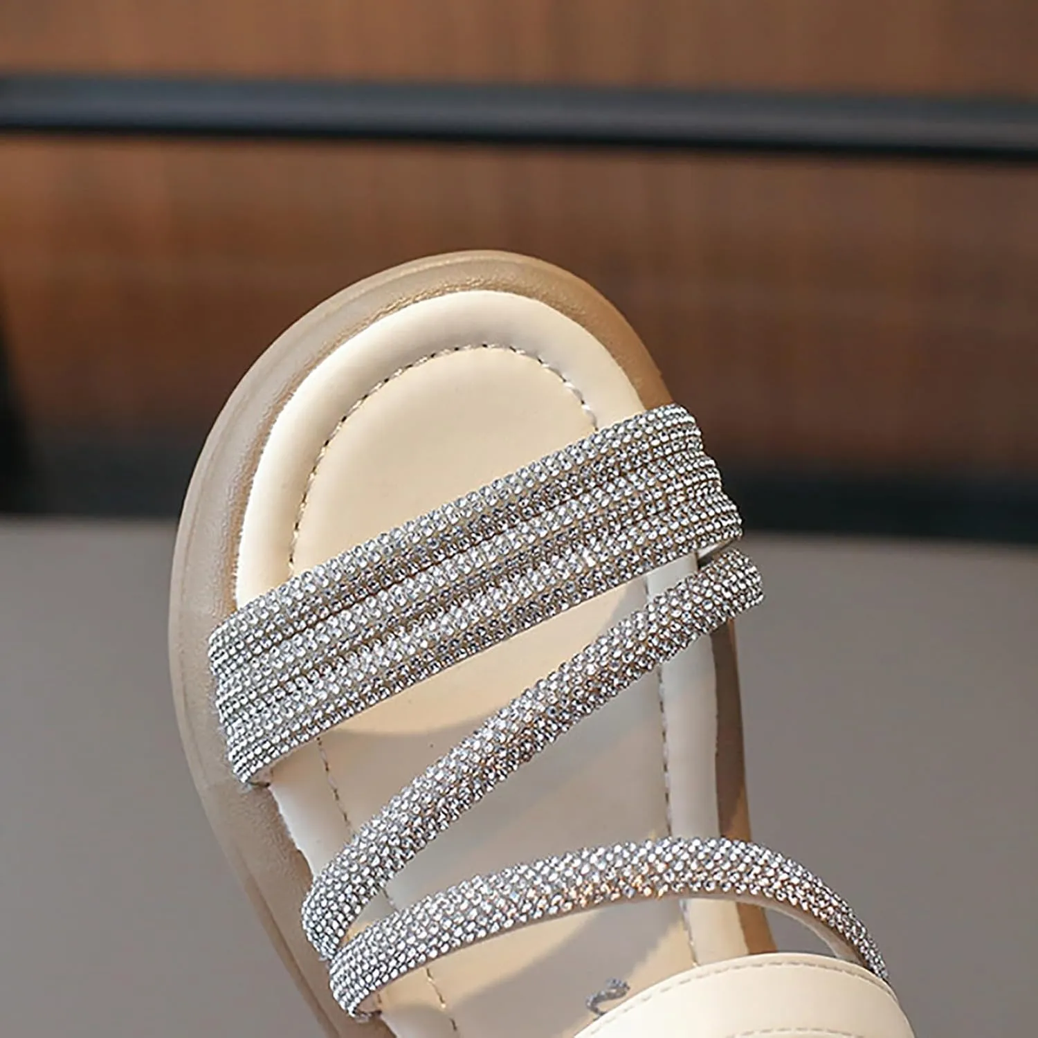 Flower Girl Sandals Girl Summer Comfortable Open Toe Dress Shoes Toddler Little Kid Wedding