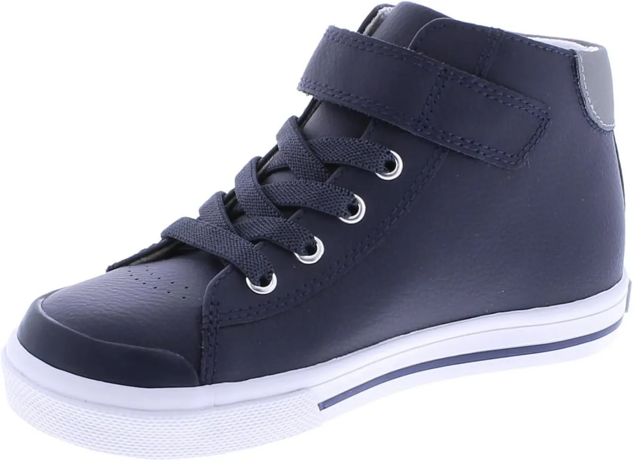 FOOTMATES Baby-Boy's Riley-Leather (Infant/Toddler/Little Kid) Sneaker