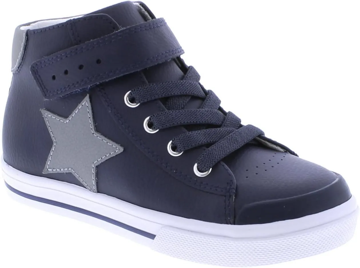 FOOTMATES Baby-Boy's Riley-Leather (Infant/Toddler/Little Kid) Sneaker