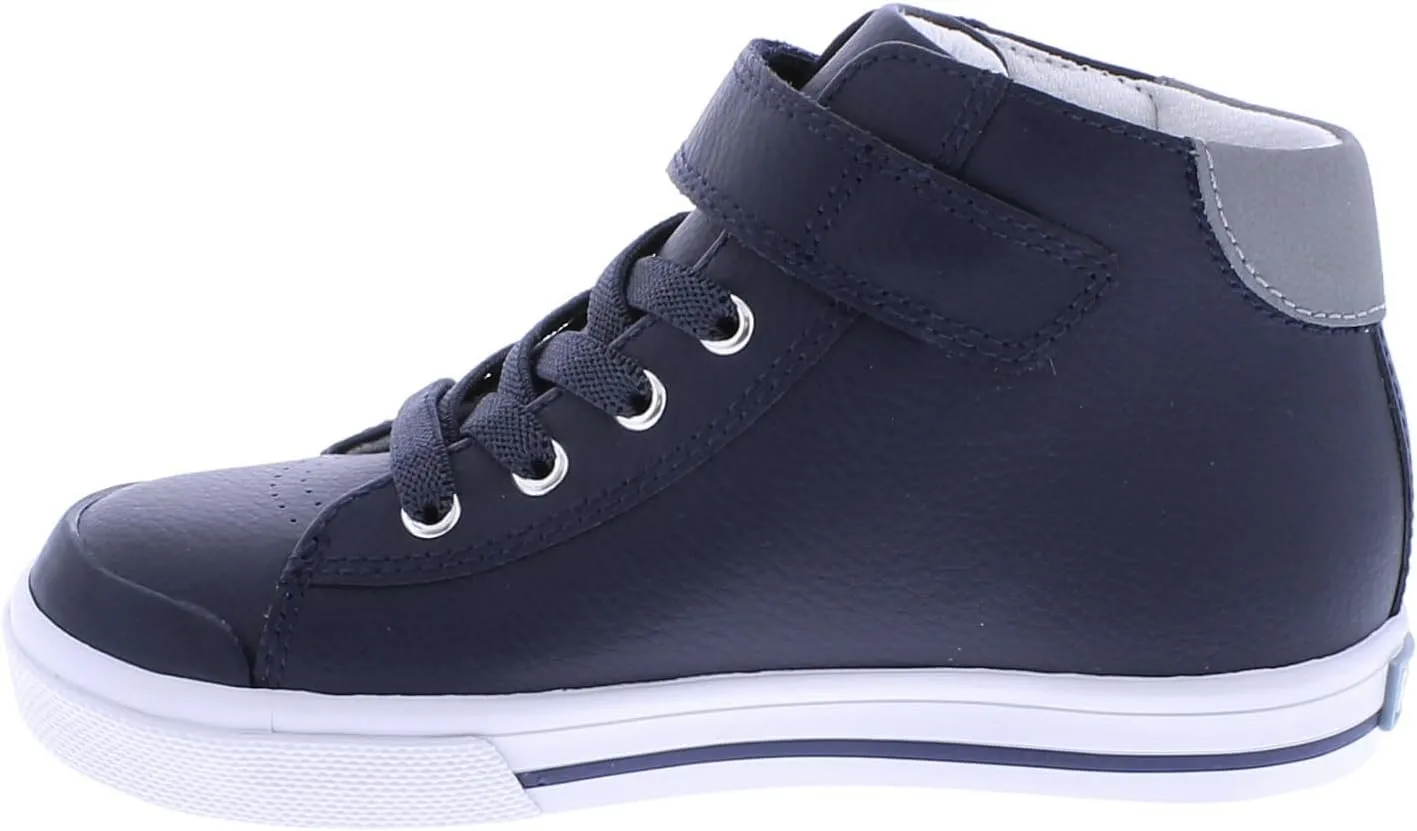 FOOTMATES Baby-Boy's Riley-Leather (Infant/Toddler/Little Kid) Sneaker