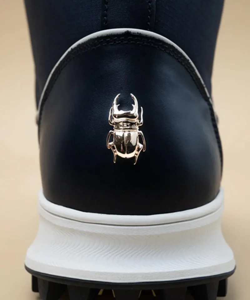 GFJ Golf Men's White Ankle Boots - Navy