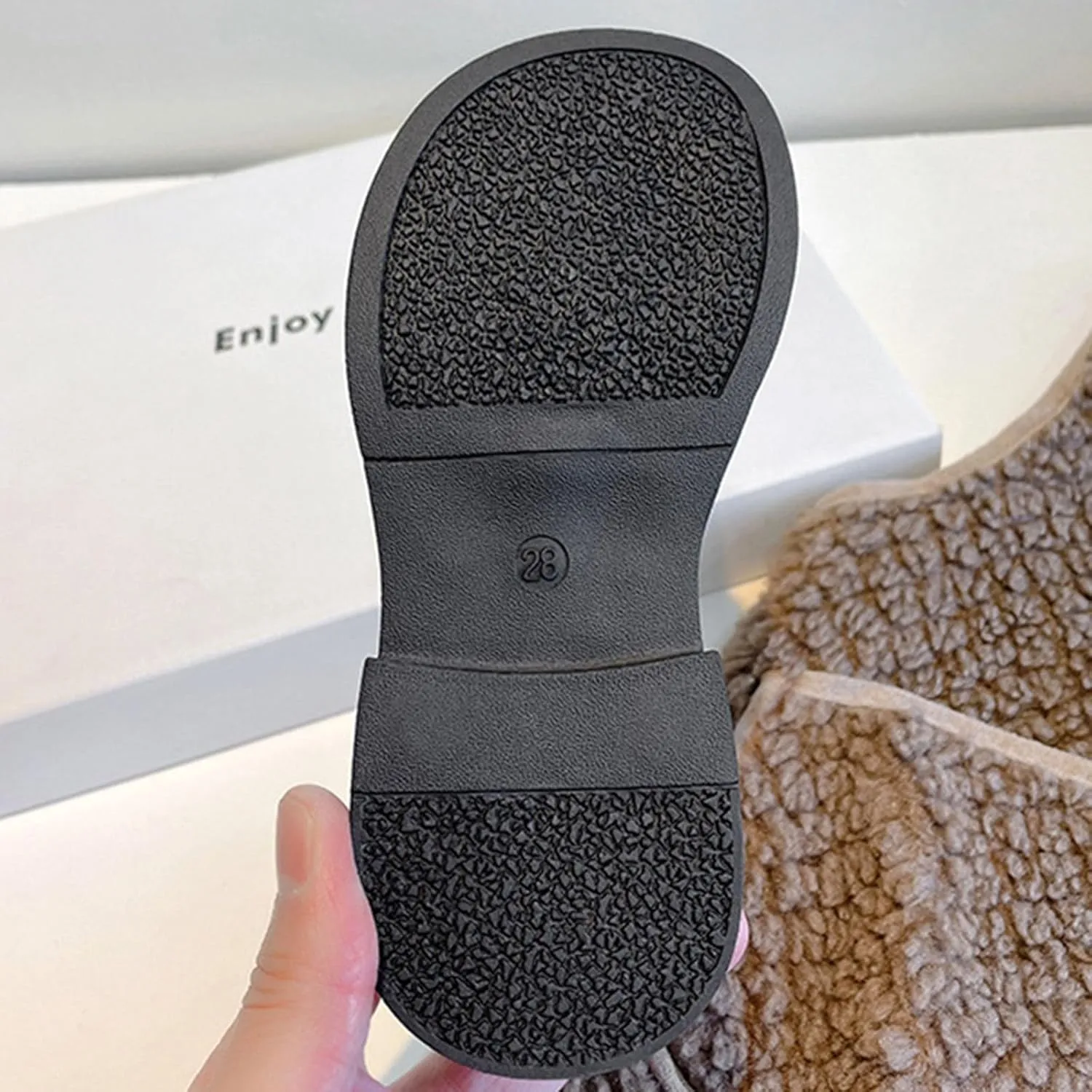 Girls Loafers Chunky Platform Classic Dress Shoes Little Kid PU Leather Rubber Sole Oxford School Uniform Wedding Flats