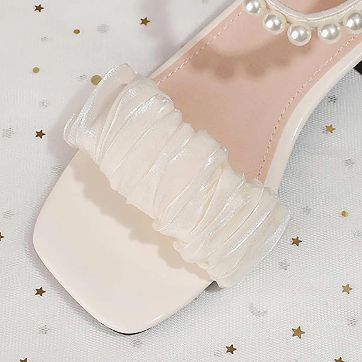 Girls Sandals Party Shoes Girls Sandals Cowhide Sole Comfortable Non Slip Beach Shoes Fairy