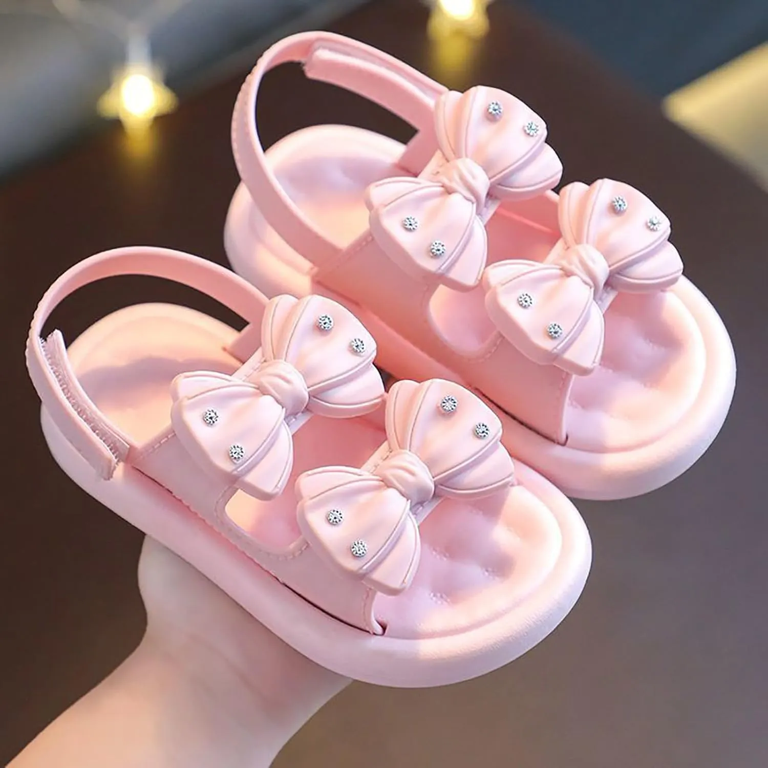 Girls Sandals Party Shoes Girls Shoes Comfortable Thick Soled Open Toed Sandals Fashionable Beach