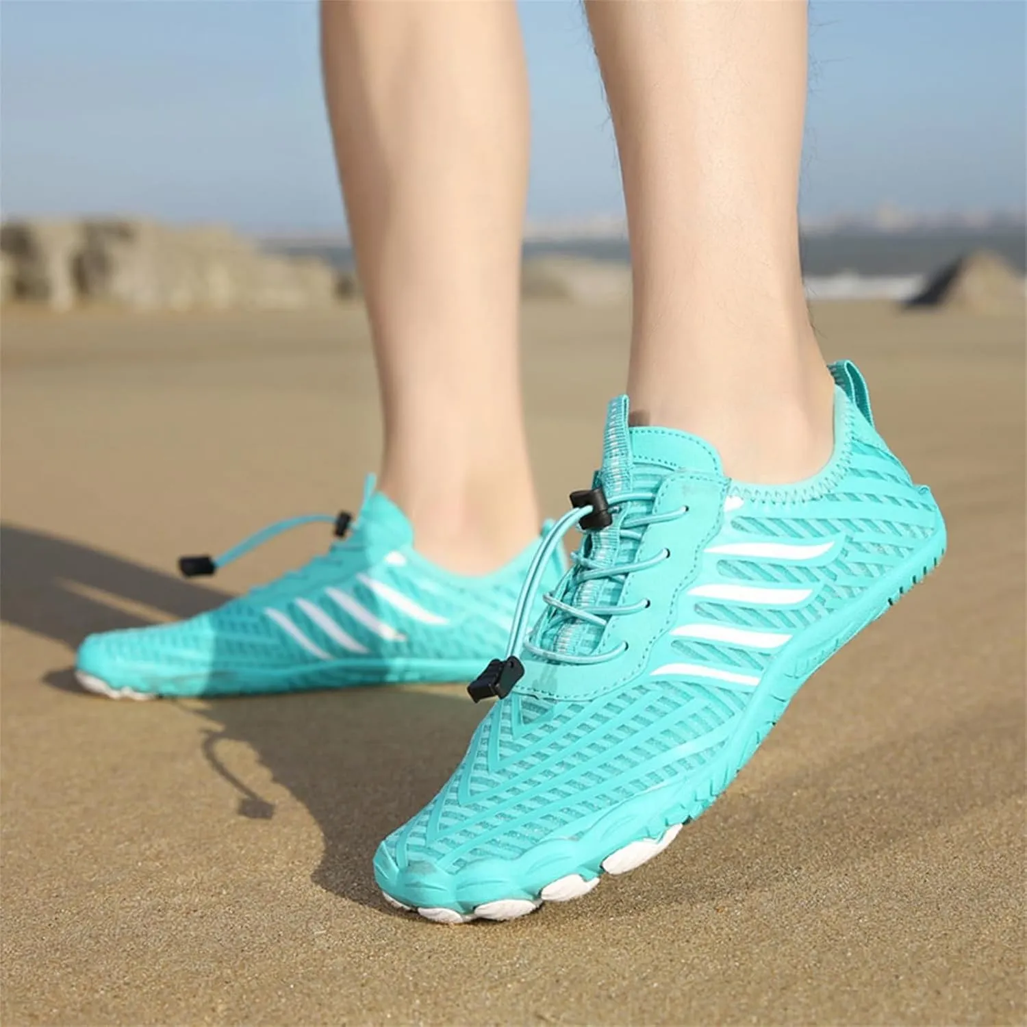 Grounded Footwear for Women Barefoot Shoes Wide Toe Box Casual Walking Shoes Non Slip Footwear for Running, Swimming, Athletic Zero Drop Barefoot Shoe Lightweight Breathable Sneakers Quick Dry