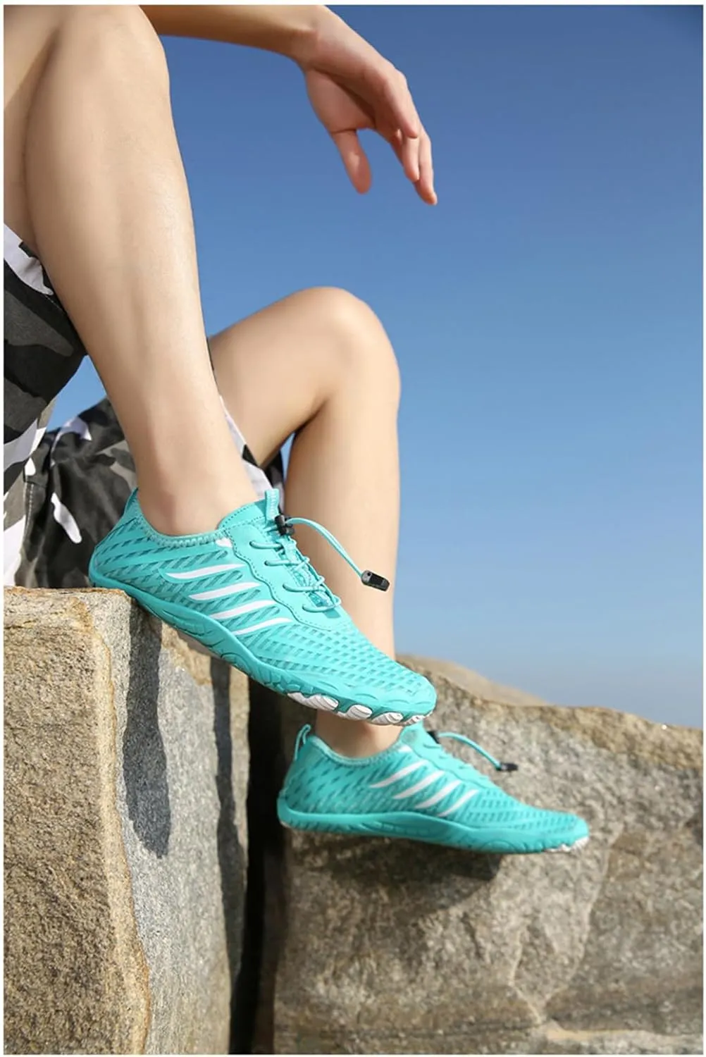 Grounded Footwear for Women Barefoot Shoes Wide Toe Box Casual Walking Shoes Non Slip Footwear for Running, Swimming, Athletic Zero Drop Barefoot Shoe Lightweight Breathable Sneakers Quick Dry