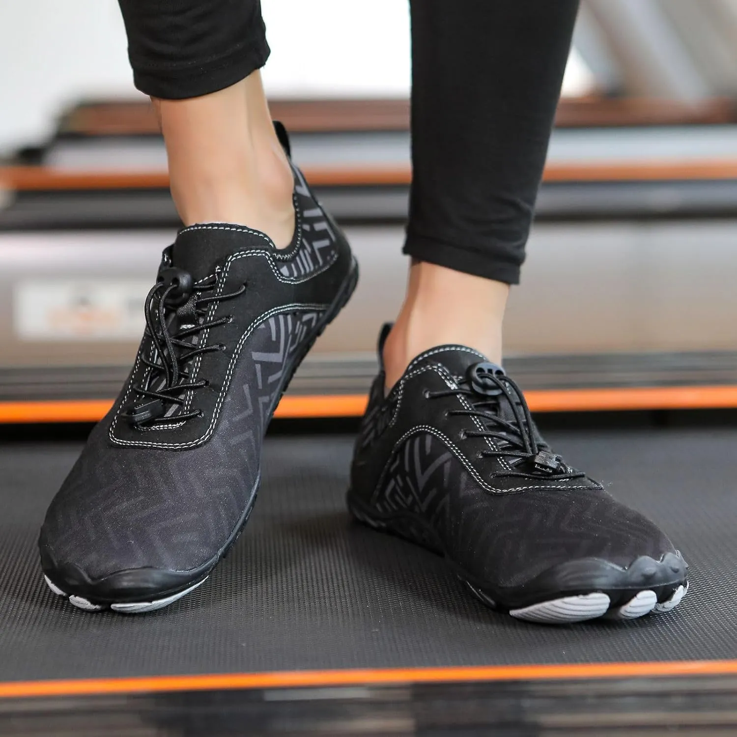 Grounded Footwear for Women Hike Barefoot Shoes Wide Toe Box Zero Drop Summer Beach Shoes Casual Comfortable Walking Shoe Non Slip Neuropathy Socks for Women Lightweight Breathable Sneakers 2025