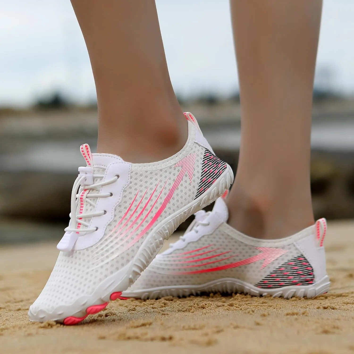 Hike Waterproof Footwear Barefoot Shoes, Women Men Water Shoes Quick Dry Water Non-Slip Healthy Breathable Shoes