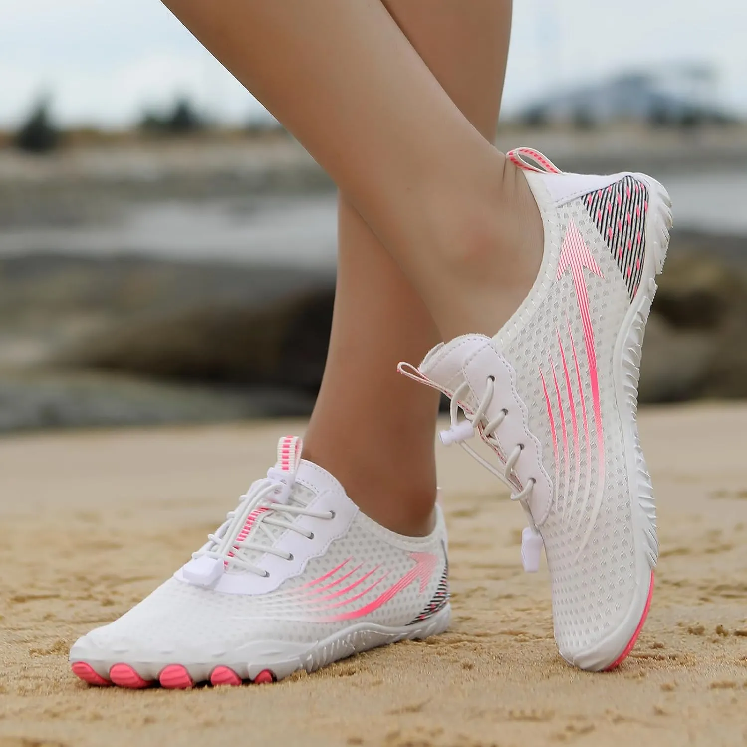 Hike Waterproof Footwear Barefoot Shoes, Women Men Water Shoes Quick Dry Water Non-Slip Healthy Breathable Shoes