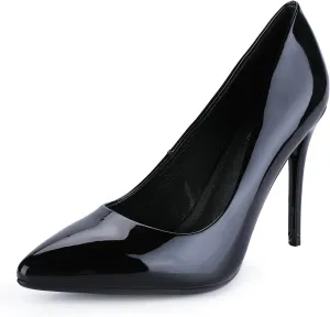 IDIFU Women's IN4 Classic Pointed Toe High Heels Pumps Wedding Dress Office Shoes