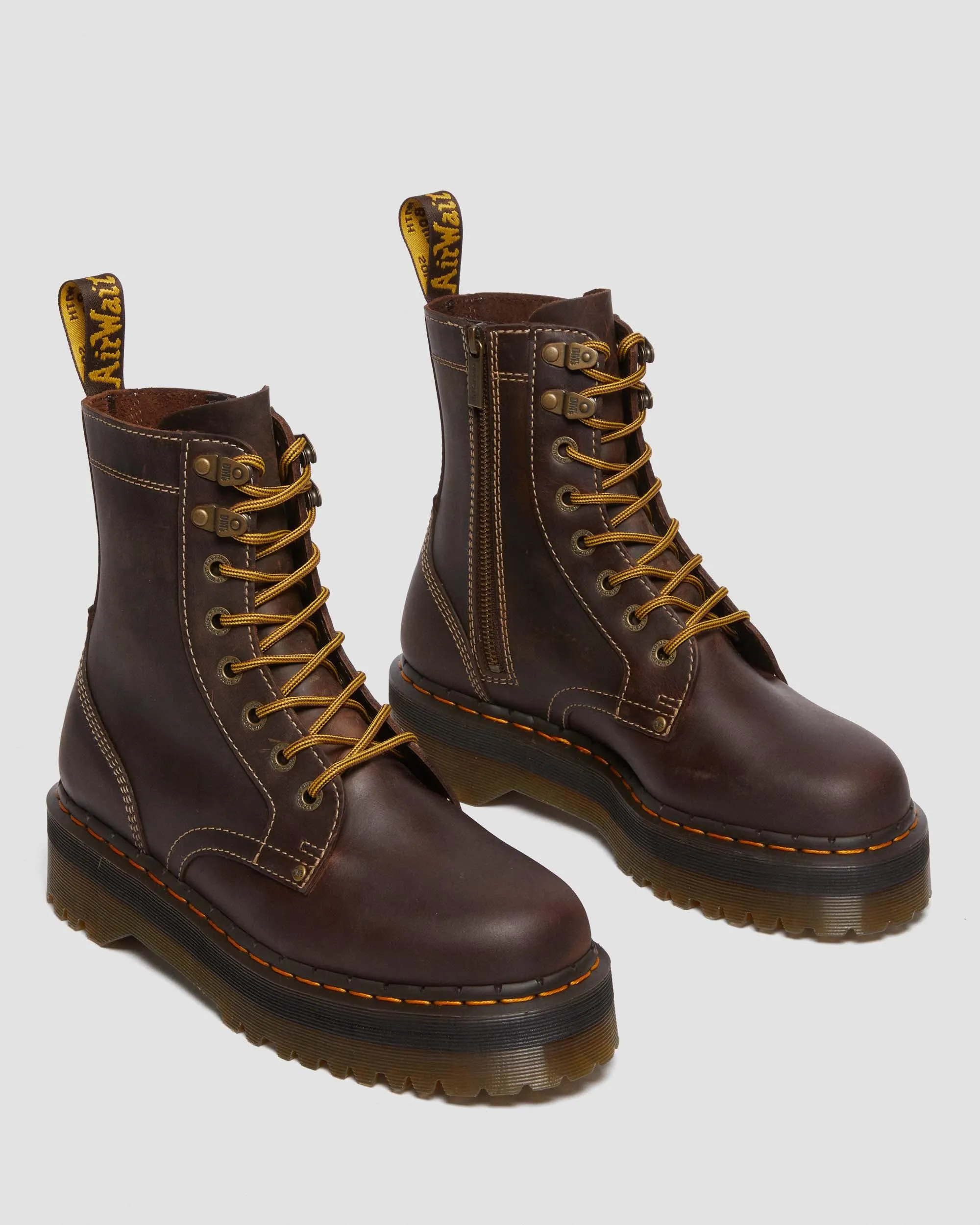 Jadon Booth Arch Crazy Horse Platforms Dr. Martens