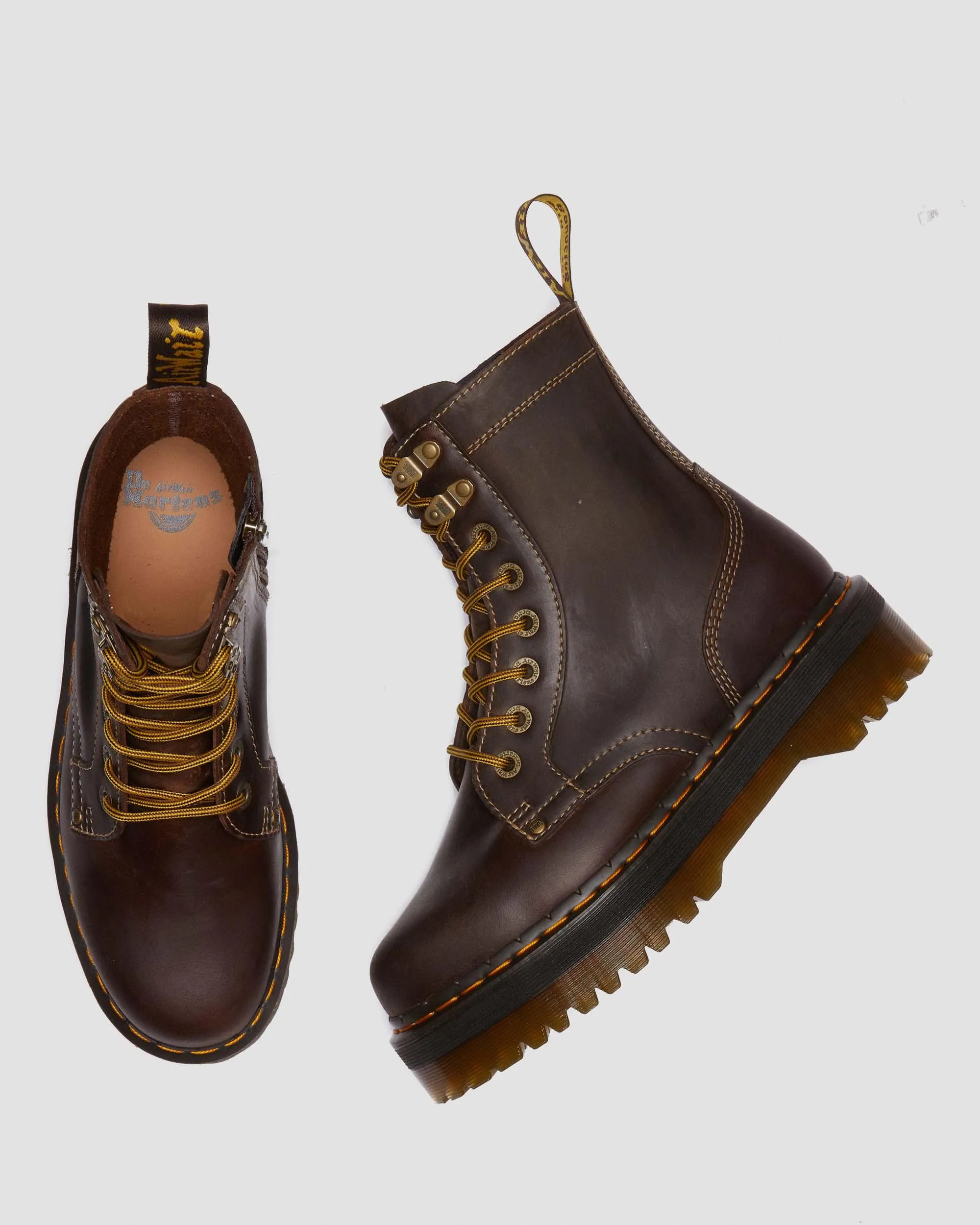 Jadon Booth Arch Crazy Horse Platforms Dr. Martens