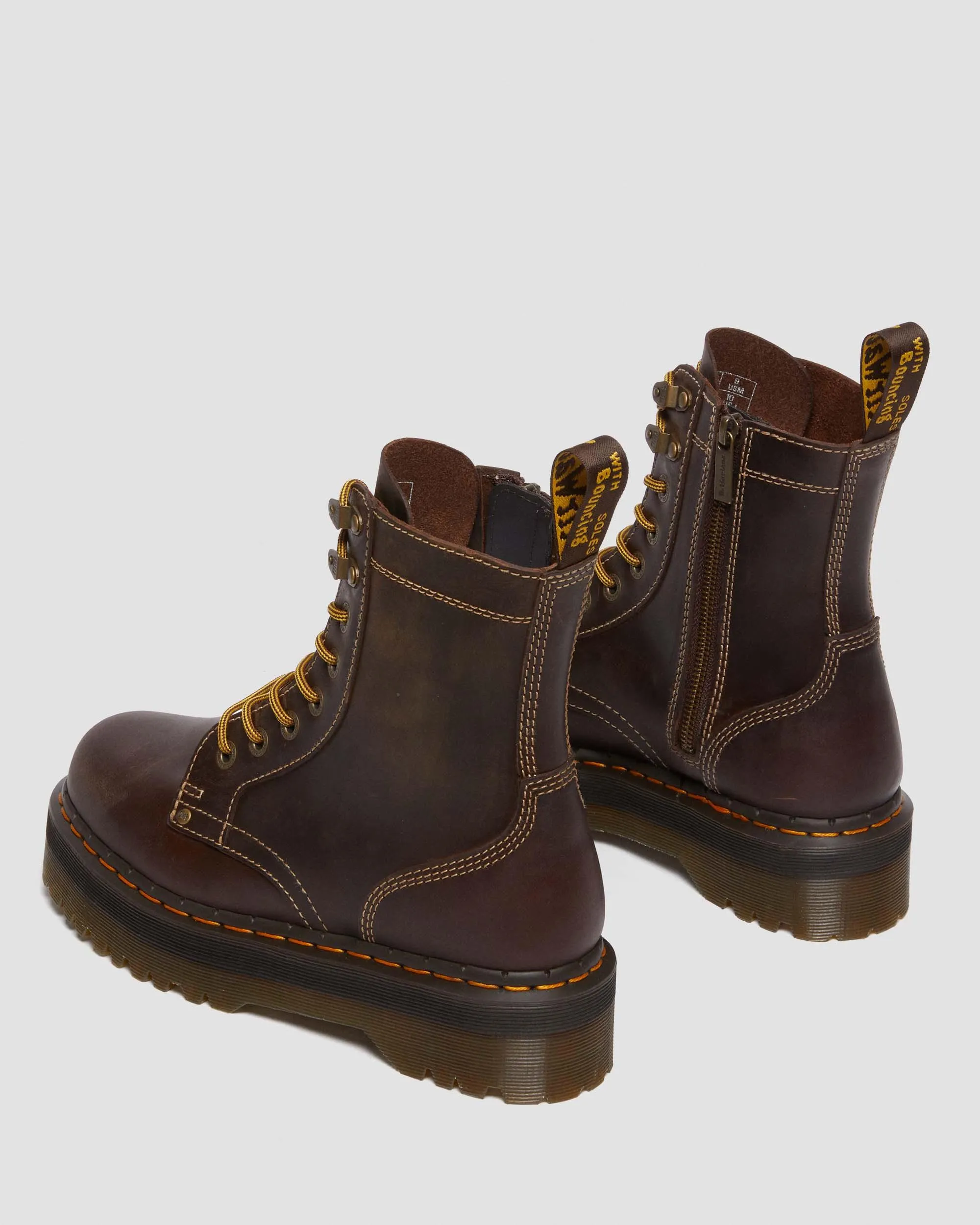 Jadon Booth Arch Crazy Horse Platforms Dr. Martens