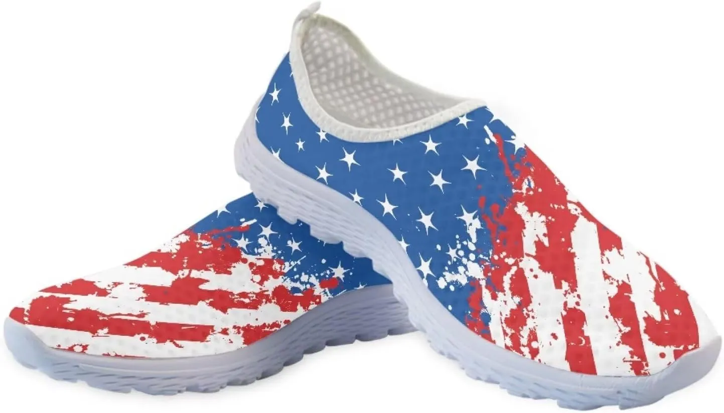KEIAHUAN Trendy Women Road Running Shoes Non-Slip Tennis Training Shoes Casual Lightweight Sneakers