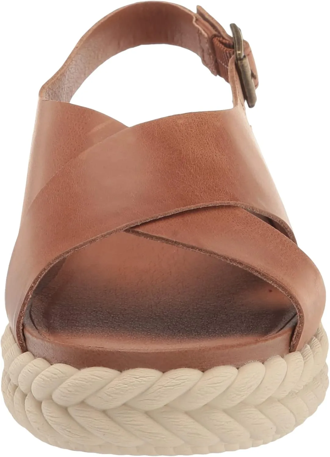 Lucky Brand Women's Laythan Backstrap Platform Sandal Wedge