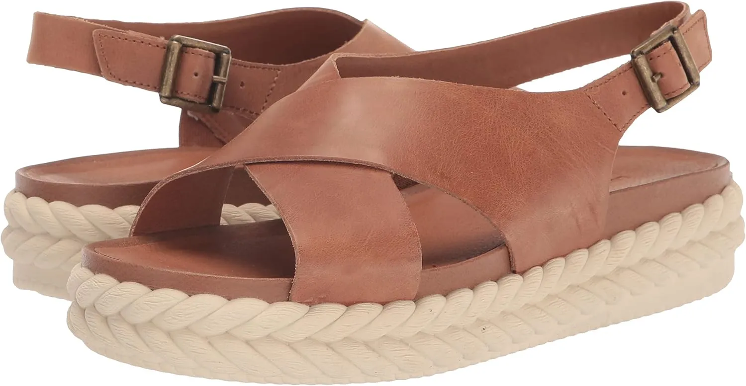 Lucky Brand Women's Laythan Backstrap Platform Sandal Wedge