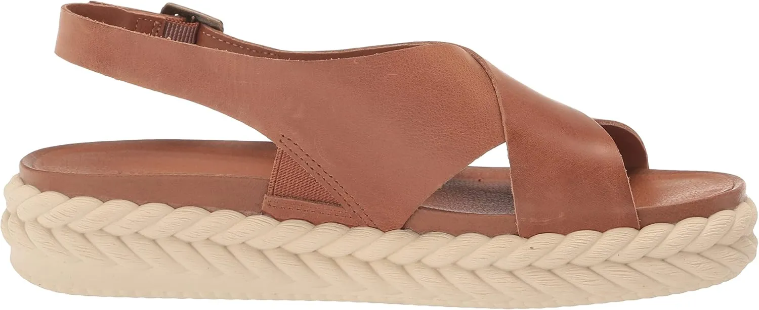 Lucky Brand Women's Laythan Backstrap Platform Sandal Wedge