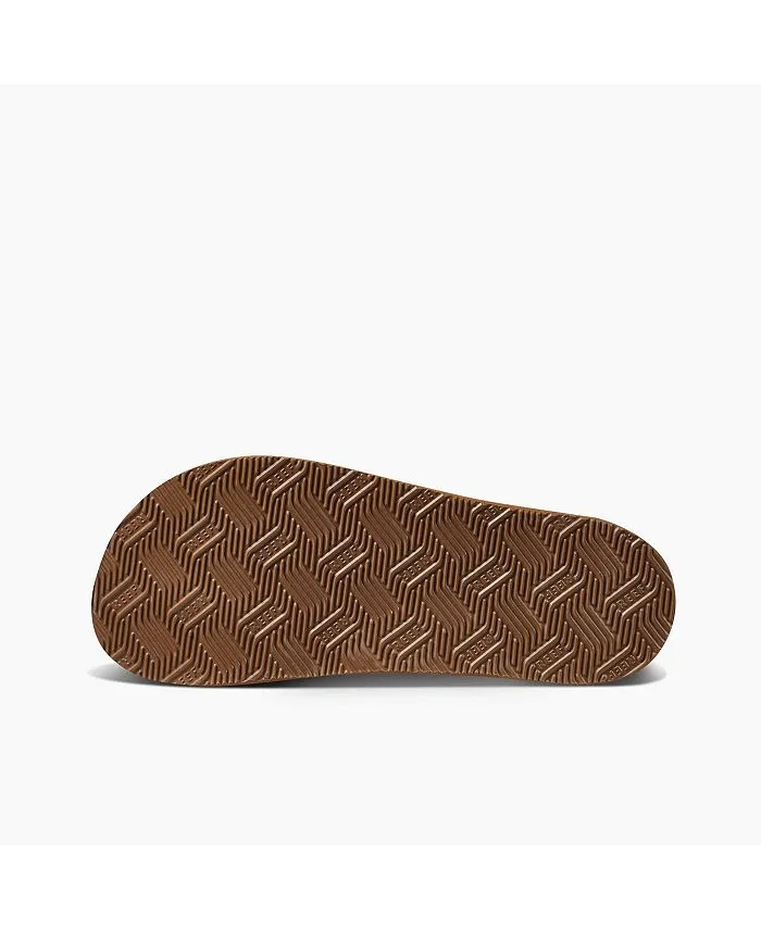 Men's flip flops Dawn Comfort Fit with REEF cushions, brown