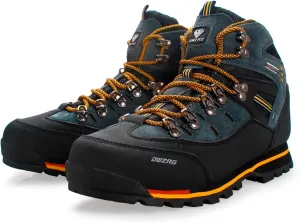 Men's High Ankle Hiking Boots Waterproof Outdoor Shoes Trail Running Sneakers with EVA Midsole for Men, Durable Synthetic Leather, Multi-Terrain Grip