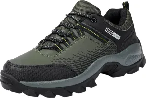 Men's Hiking Shoe Walking Running Shoes for Men with Arch Support Fashion Outdoor Low-Top Sneakers Slip on Tennis Athletic Gym Workout Training Shoes