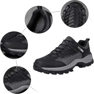 Men's Hiking Shoe Walking Running Shoes for Men with Arch Support Fashion Outdoor Low-Top Sneakers Slip on Tennis Athletic Gym Workout Training Shoes