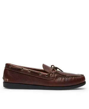 Men's Quoddy Canoe Shoes Brown pebble