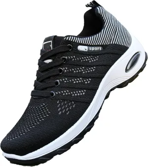 Mens Slip On Walking Shoes Lightweight Gym Sport Jogging Shoes Non-Slip Casual Running Sneakers