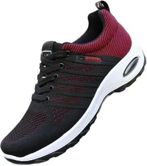 Mens Slip On Walking Shoes Lightweight Gym Sport Jogging Shoes Non-Slip Casual Running Sneakers