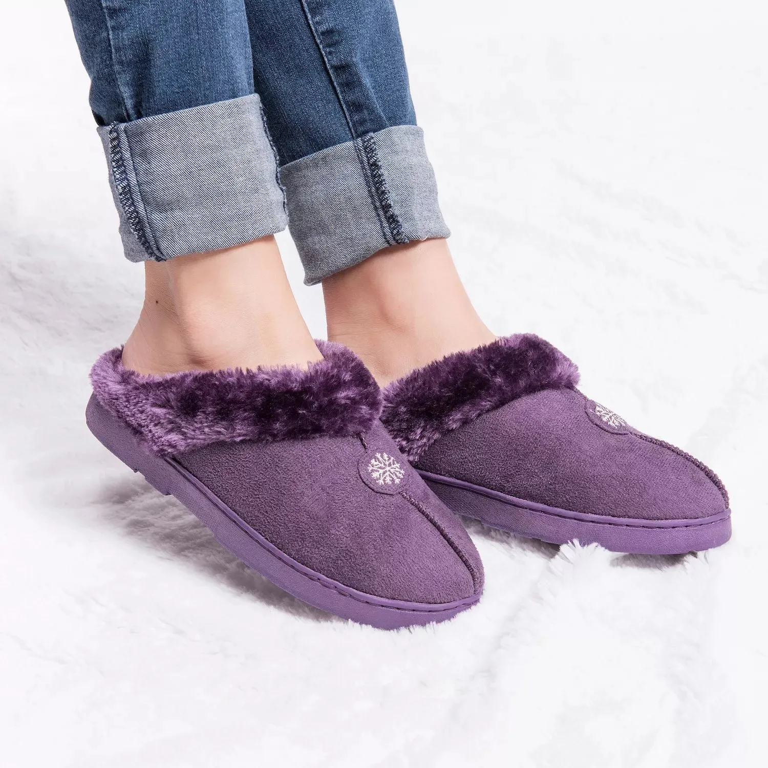 MUK LUKS Women's polysuede slippers MUK LUKS